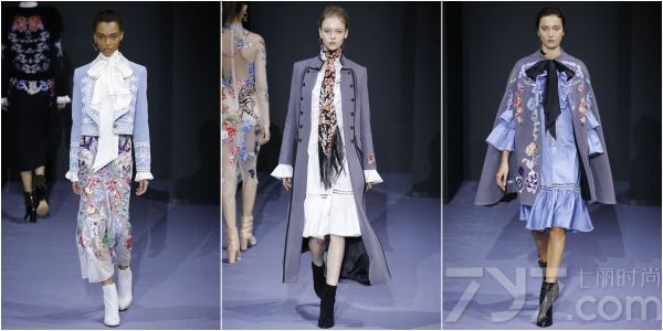 temperley lundon2016秋冬时装秀 薄纱+花朵致敬自然