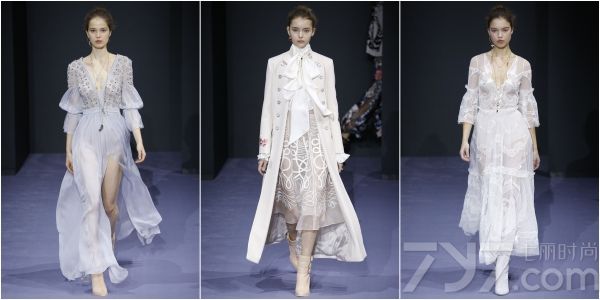 temperley lundon2016秋冬时装秀 薄纱+花朵致敬自然