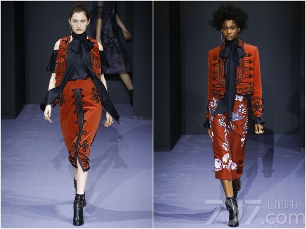 temperley lundon2016秋冬时装秀 薄纱+花朵致敬自然