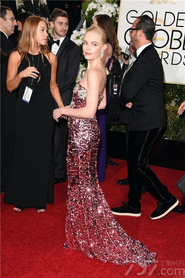 2016金球奖直击：女星红毯造型争艳