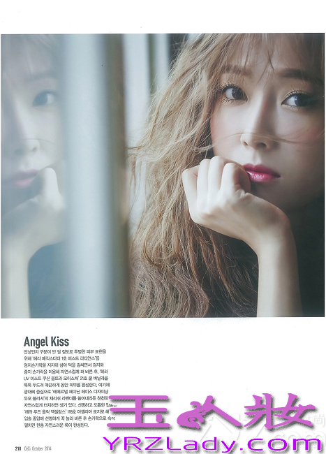 少女时代中的时尚女王Jessica郑秀妍，近日某时尚杂志拍摄了一组秋日旅行画报，在这组画报中Jessica展现俏皮和神秘的气质，俏皮的少女气息让宅男们心动不已，分享Jessica郑秀妍ceci清爽画报写真图片，芭比人偶般的外貌令人难以转移视线。