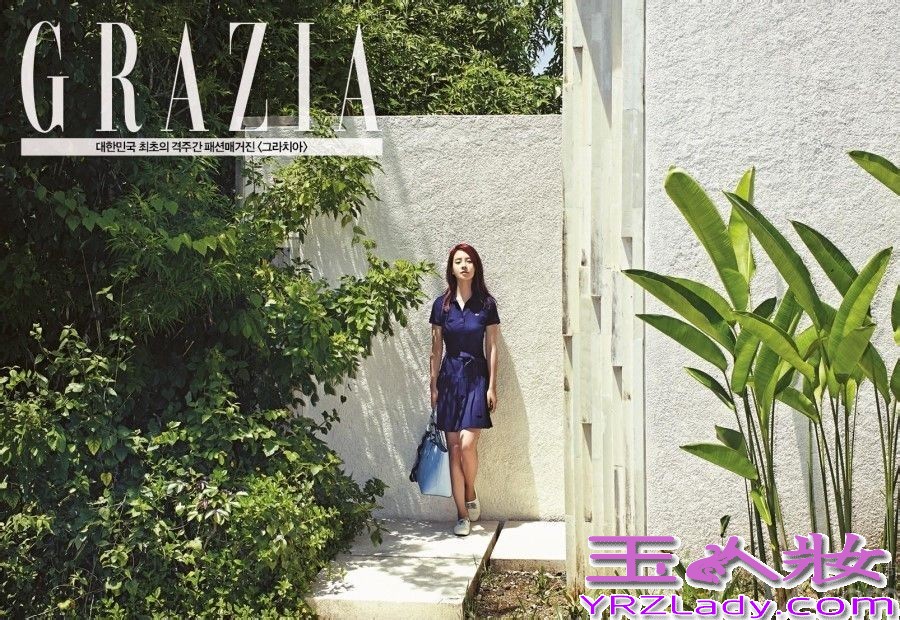 宋智孝大牌范写真，尽展轻盈自在，充满感性的浪漫气息，一改Running Man里的懵智形象，展现了神秘玲珑的女人魅力。