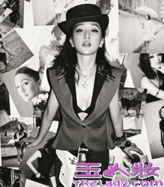 近日，周迅受邀敢爱敢恨拍摄了一组黑暗骑士写真，“敢爱敢恨”的内在气质与周迅本身十分相符，写真中，周迅身穿一件灰色马甲西装+紧身铅笔裤+骑士帽，帅气的同时又不失性感，个性十足。