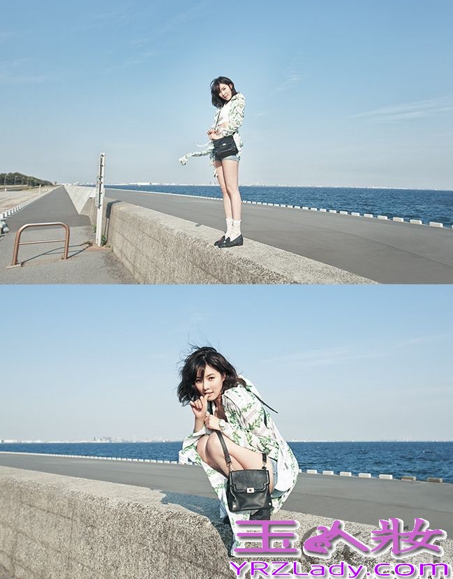 性感小野猫泫雅近日某为时尚杂志拍摄了一组写真海报，在这组写真中，泫雅穿着碎花裙装以及牛仔外套，将充满浪漫爱情的樱花作为背景，秀出小野猫另外一番清爽的迷人外貌，东京街头的清新风格使人看到图片便会觉得很舒服。