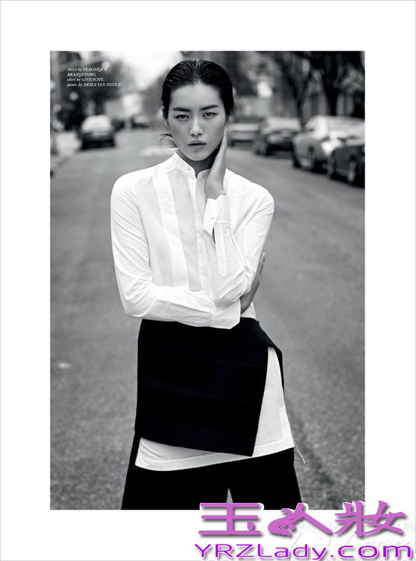 中国超模刘雯登上《RIKA》杂志，成为其最新一期封面女孩，并拍摄了一组时尚写真大片。大片中，刘雯干练地将硬朗帅气中性风演绎得维妙维肖！