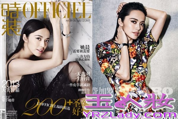 13年，女人姚晨收获了生命中最重要的礼物——小土豆，正式翻开了人生的另一崭新篇章；另一厢演员姚晨则凭借电影《控制》和《风暴》的先后上映称霸贺岁档，随着后者即将突破3亿的票房好成绩，她还顺应成为了“港片单片内地票房最高女演员”；而作为明星姚晨，她在时尚路上也走得愈发自信稳重，“外媒票选中国时尚ICON NO.1”和“年度最受时尚媒体关注女王”证明了她的时尚地位。与此同时，因连续三年多来为难民署勤勤恳恳、扎实卖力的工作，卓有成效地推动了中国难民事业的发展，今年姚晨也被正式升任为联合国难民署中国亲善大使。2013年的姚晨，正在用令人惊叹的方式完成了华丽蜕变，流星般的向前迈进。