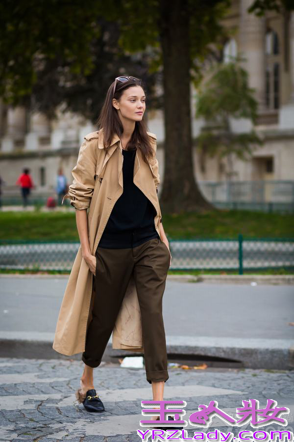 风衣怎么搭配女士,风衣怎么搭配女生,休闲风衣怎么搭配女