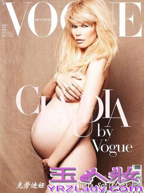 美女明星上杂志封面很常见，如今明星妈妈大腹便便上杂志也不少见。从流行歌手杰西卡·辛普森（Jessica Simpson）到超模辛迪·克劳馥（Cindy Crawford）再到演员米拉·乔沃维奇（Milla Jovovich），这些明星妈妈虽然大肚全裸上各大杂志封面，但展现的不是情色，而是女性的唯美！
