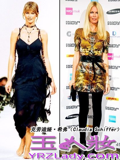 超级名模从辛迪·克劳馥（Cindy Crawford）到克里斯蒂·布琳克莉（Christie Brinkley）再到凯特·摩丝（Kate Moss）凭借她们上镜的面孔以及完美的身材连赚几百万美元，但赚再多的钱也买不回青春容颜，唯有感叹岁月不饶人了！一起来看看她们如今与以往的对比照。