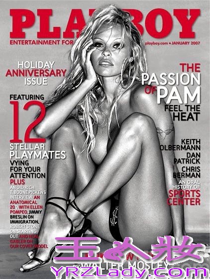 性感女神帕米拉·安德森（Pamela Anderson）自1989年10月开始她的《花花公子》封面女郎生涯后就一发不开收拾。2011年1月，当第13次登上《花花公子》的封面，她创造了历史！为了纪念这位性感美女的生日（1967年7月1日），美国周刊（US Weekly）特收集了她所有的封面照片以作回顾。