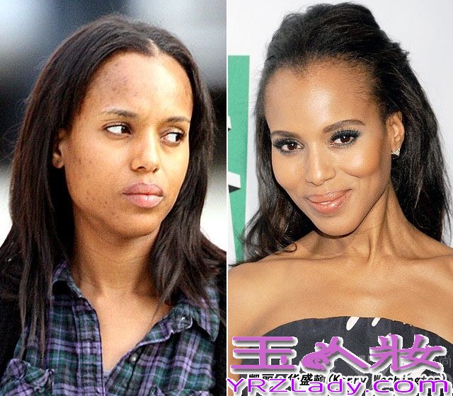 聚光灯下明星们的美丽脸庞总让大家惊叹膜拜，经过化妆师们一双巧手精致打造，再不堪的脸蛋也可以整合成一副完美无暇令人倾倒的容颜。你知道明星卸下厚厚妆容，素面朝天是怎样的吗？七丽图库为大家收集了一些欧美当红女星妆前妆后对比照，看了过后你一定感叹化妆术的无所不能！