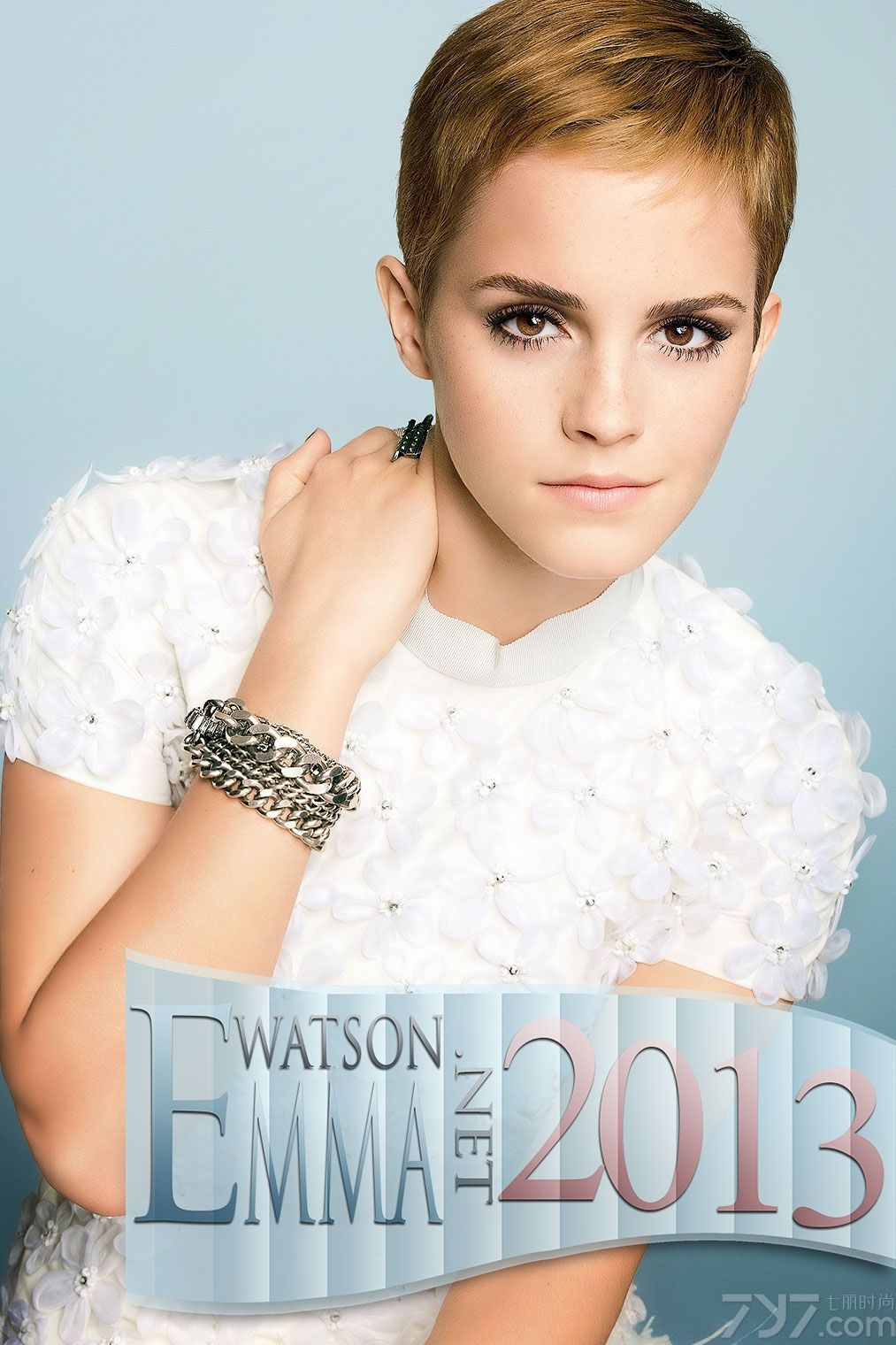 <p>如今的玛&middot;沃特森emma watson已不是《哈利波特》中那个甜美小女孩了，现在的她神情端庄，红唇艳妆，发型一丝不苟，衣着时尚高贵，宛然已经是个妩媚动人小女人，亦是时尚大牌的新宠儿，且2011年12月还被评为全球最美脸蛋第一名。</p>