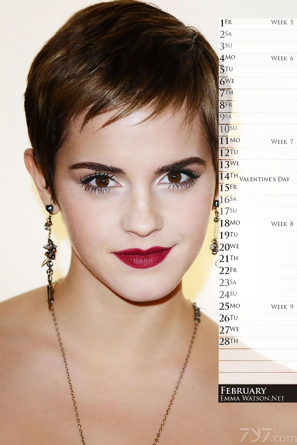 <p>如今的玛&middot;沃特森emma watson已不是《哈利波特》中那个甜美小女孩了，现在的她神情端庄，红唇艳妆，发型一丝不苟，衣着时尚高贵，宛然已经是个妩媚动人小女人，亦是时尚大牌的新宠儿，且2011年12月还被评为全球最美脸蛋第一名。</p>