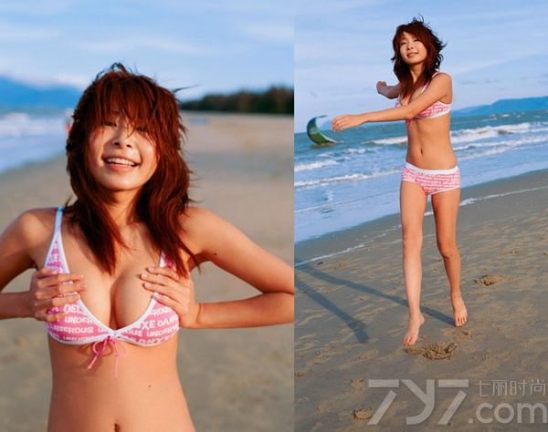 <p>为了坚持&ldquo;三点不露&rdquo;原则，Makiyo用泡泡搭配比基尼，让性感变得甜美可爱。面对镜头的扑捉，Makiyo表示自己还是会害羞，但尽量保持工作状态完成工作。</p>