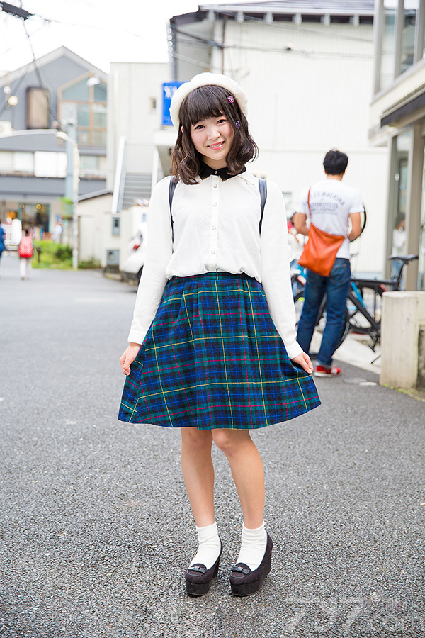 原宿风街拍图片,原宿风服装搭配