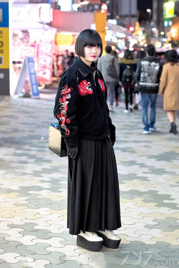 原宿风街拍图片,原宿风服装搭配
