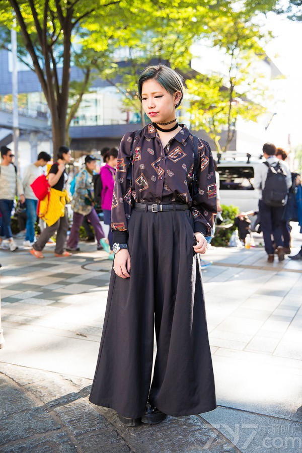 原宿风街拍图片,原宿风服装搭配