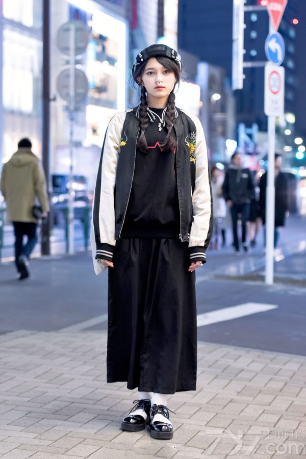 原宿风街拍图片,原宿风服装搭配
