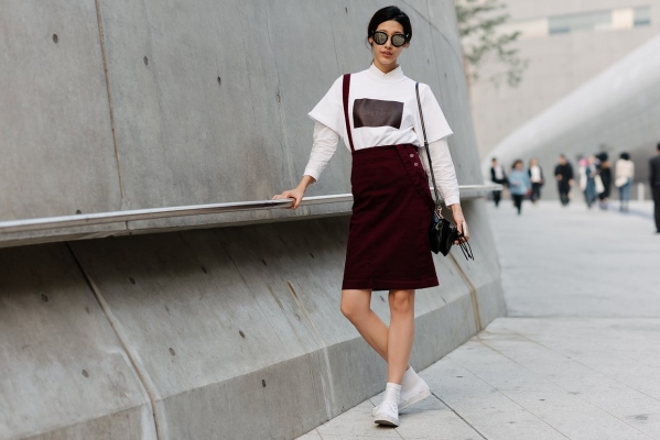 韩国首尔最新街拍 2015秋装韩流新动向