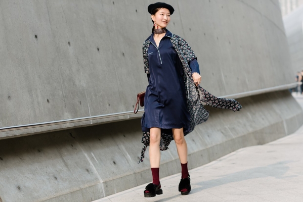 韩国首尔最新街拍 2015秋装韩流新动向