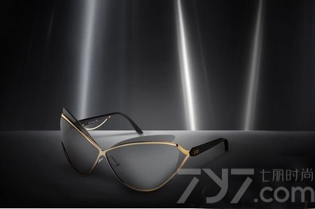 迪奥Dior2013秋冬Les Audacieuses眼镜系列，完美揉合充满未来感的设计与女性妩媚精神，把轻巧设计与不对称镜架巧妙结合，脱俗不凡，别具个性。蝴蝶型金属镜架与形状突出的镜片交织出鲜明柔和的线条，造就出戏剧性的效果。在蝴蝶翅膀状的镜片造型加上流线型的镜框设计，给人一种清新灵动的感觉。