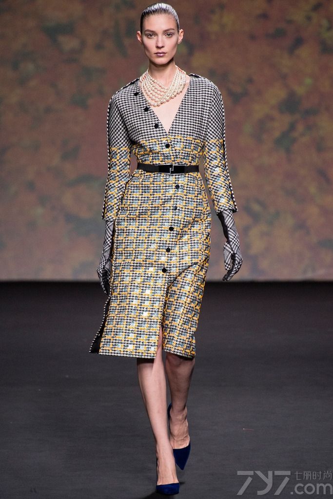 Christian Dior 克里斯汀·迪奥继承着法国高级女装的传统，始终保持高级华丽的设计路线，选用高档的华丽、上乘的面料表现出耀眼、光彩夺目的华丽与高雅女装，倍受时装界关注。Christian Dior 克里斯汀·迪奥日前于巴黎发布2013年秋冬高级定制系列。在一片移动的花墙的衬托下落幕，华丽考究的造型，带着Dior的精致工艺和Raf Simons的清新个人烙印。