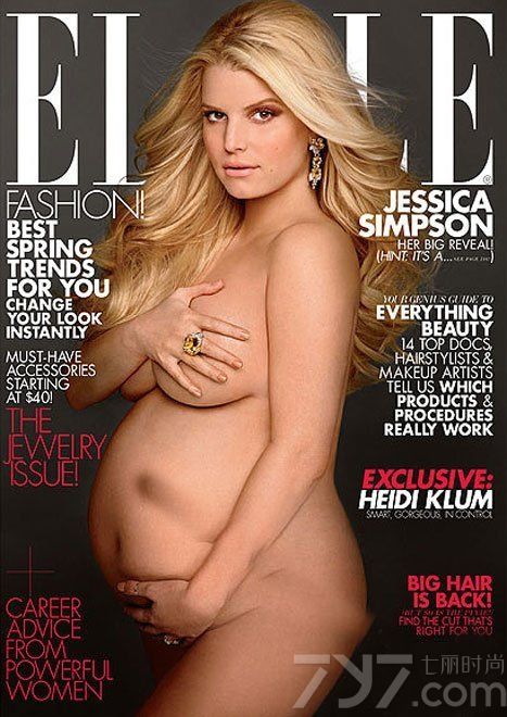 <p>31岁的美国甜心好莱坞女星杰西卡&middot;辛普森（Jessica Simpson）近日拍摄一组在怀孕期间的杂志写真，全裸上镜，仅以双手遮盖自己的敏感部位，其中还有与男友的亲密合照，杰西卡&middot;辛普森脸上洋溢着准妈妈的幸福感觉。</p>