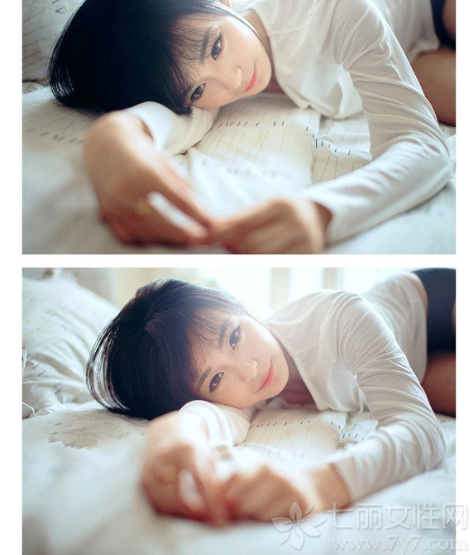 放电大眼的性感美女，在室内拍摄的妩媚慵懒性感写真，光是大眼就能电晕众多男性，不经意的小露香肩展示出另类的性感诱人气息，白皙诱人的肌肤，让整个画面显得更有诱惑力，分享一组大眼美女性感私房写真，看慵懒的妩媚画面太诱惑人心。