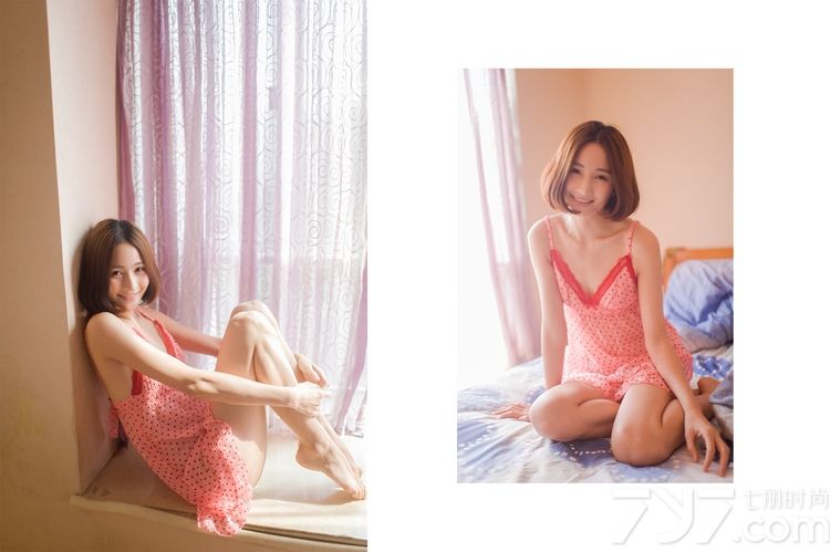 看多了傲人丰满美胸的性感尤物，另外一种平胸美女也不失有性感致命魅力哟！穿着性感睡衣拍摄的写真图片，散发出不一样的诱人气息，大胆真空的引爆众人眼球。下面一起来欣赏看看这组平胸美女性感睡衣写真，看大胆真空诱惑引爆眼球。