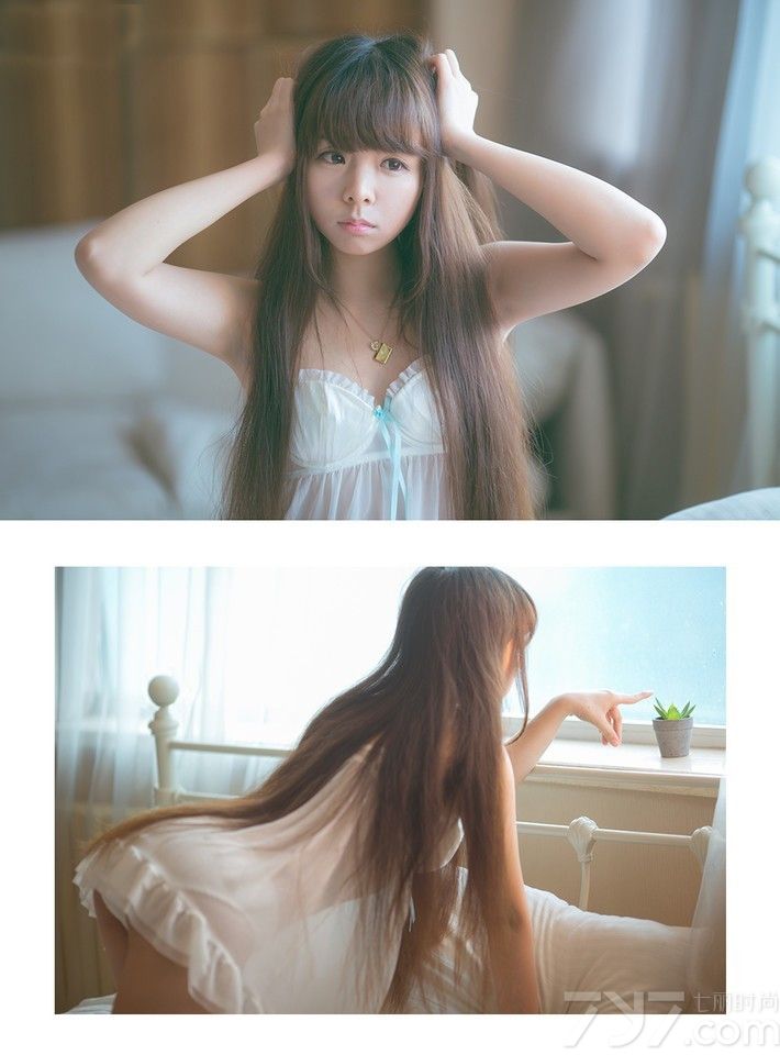 唯美的花瓣不仅让人感受到冬日早晨的温暖，身穿透视吊带睡衣的90后清纯美女显得很迷离，还没睡醒的模样甚是可爱，蓬松凌乱的发丝展现出娇小稚嫩的她。下面一起来看看90后清纯美女性感身躯图片，朦胧清晨与花瓣共舞，美得让人窒息！