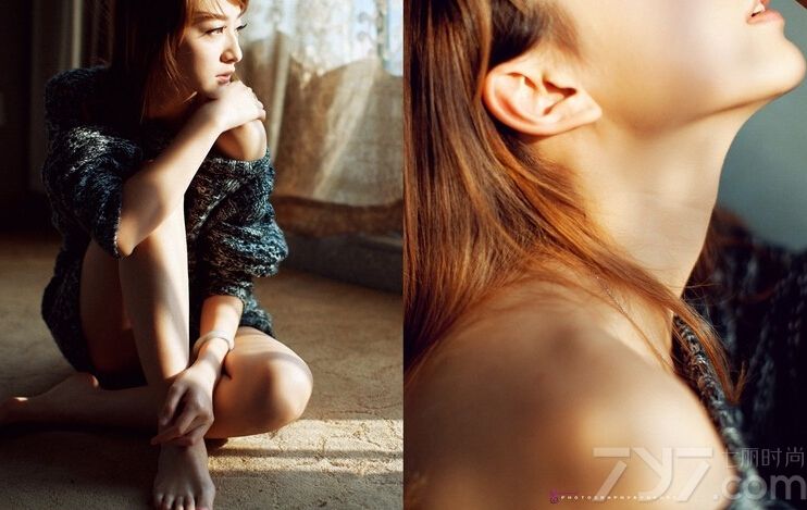 这组性感美女室内写真图片，稍显慵懒的表情更有一种别样的性感魅力，不经意露的圆润香肩以及白皙肌肤，瞬间令人魅惑不已。不自觉展露出来的妩媚表情以及性感长腿，最能产生致命的气息，分享性感美女室内私房图片，半露香肩的慵懒诱惑。