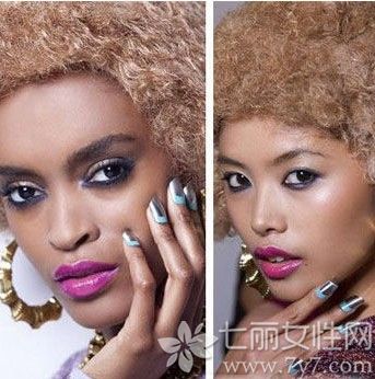 个性时尚的创意彩妆造型蕴含着无限的智慧, 色彩绚丽的眼妆配上火红美唇，整体色彩和光影在想象中迸发激情，让唯美的视觉与极限动感相结合, 让你陷入无限的想象之中，渗透出不可思议的神秘感。创意彩妆造型图片 呈现完美激情