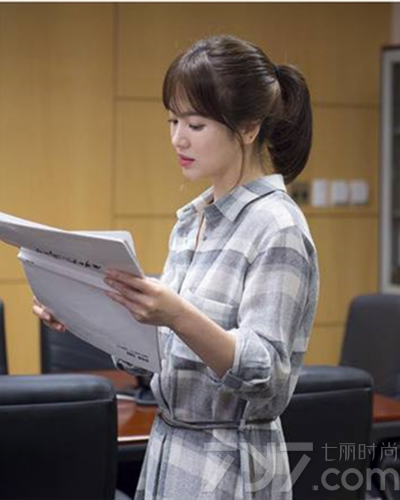 太阳的后裔宋慧乔发型,太阳的后裔女主发型,太阳的后裔宋慧乔图片