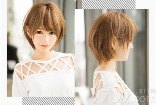 好看的齐耳短发发型图片 清新色调正流行