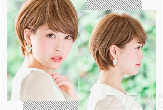 好看的齐耳短发发型图片 清新色调正流行